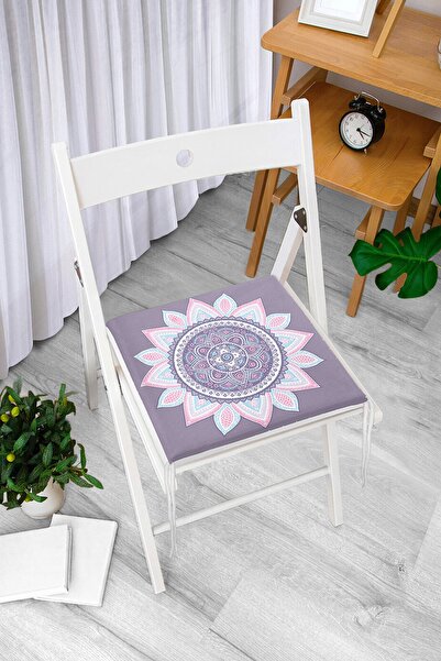 Realhomes Mandala digitalno štampana moderna jastučnica za stolicu sa patentn...