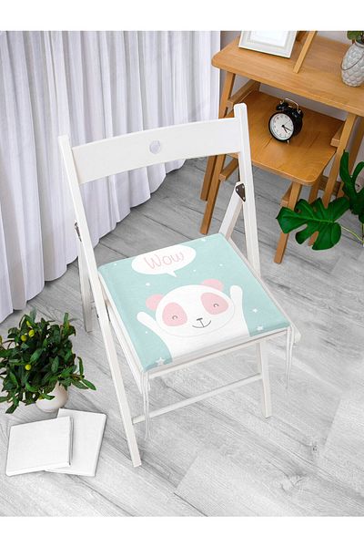 Realhomes Green Floor Cute Dog Model Digital Printed Camera Copiilor Perna pentru scaun cu fermoar