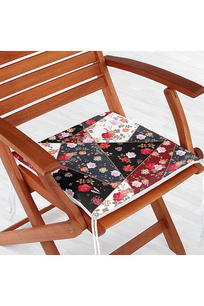 Realhomes Modern Design Digital Printed Zippered Chair Cushion