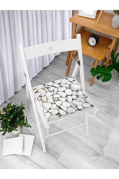 Realhomes Stone Floor Special Designed Digital Printed Children's Room Zippered Chair Cushion