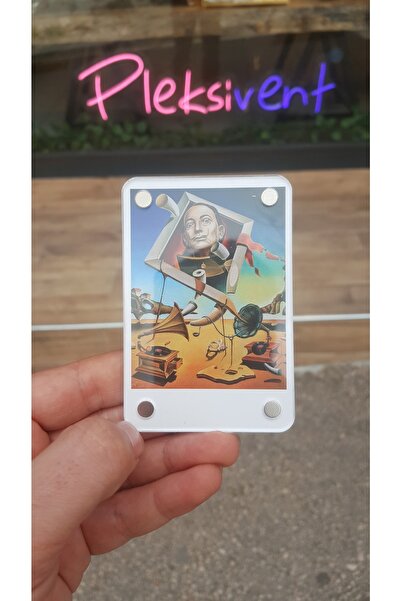 Pleksivent Mıknatıslı Pola Kart Için Resim Çerçevesi 6*9 Cm 3 Adet Ürün Jelatinlidir