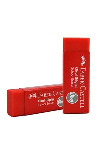 Faber Castell Faber-castell Eraser școlar roșu 187223