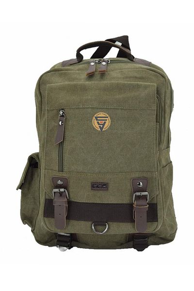 By Hakan Çç-51372 Canvans Backpack Green