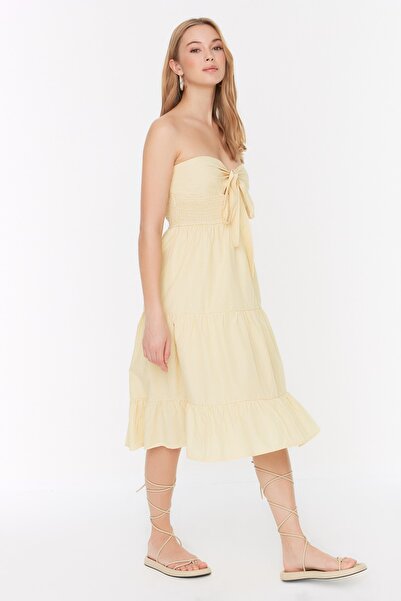 Trendyol Collection Dress - Yellow - Skater