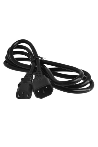 aogo 1.5 Metre Dişi Erkek Power Kablosu C13 C14 Güç Kablosu 1.5m Enerji Kablosu 0.75 Mm 250v 10a Iec 320