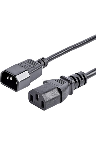 aogo 1.5 Metre Dişi Erkek Power Kablosu C13 C14 Güç Kablosu 1.5m Enerji Kablosu 0.75 Mm 250v 10a Iec 320