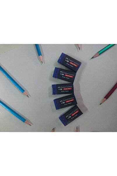 Faber Castell Radieră - Radieră pentru examen Faber-castell, 5 bucăți - Dimen...