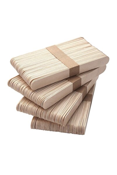 Janissary 5 Kutu - 50 Lik Abeslang Tahta Dil Çubuğu Basacağı - Ağda Spatulası,( 250 Adet )