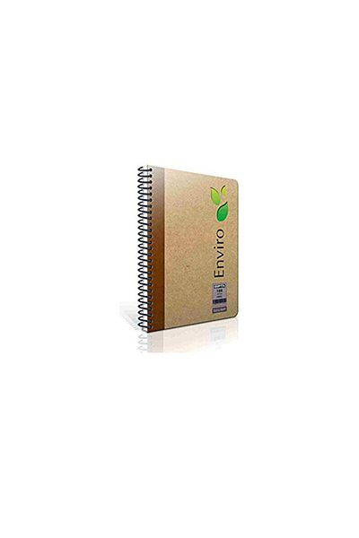 Gıpta Enviro Spiral Kraft Hard Cover Notebook 13x21 - 100 Sheets Lined