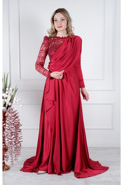Kenzel Evening Dress 1070 Claret Red