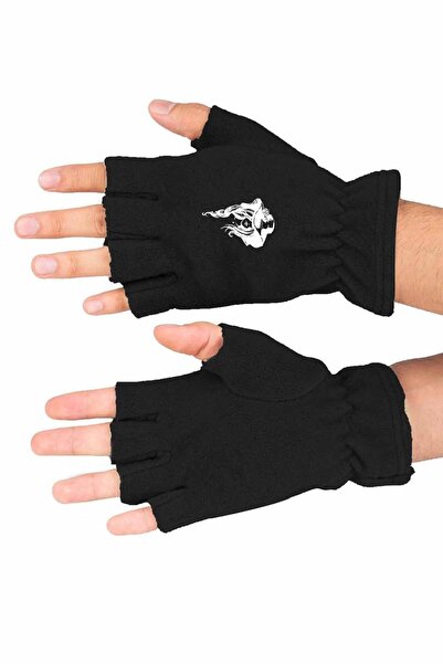 herotasarım قفازات شتوية مطبوعة للفتيات من الصوف - BB2838