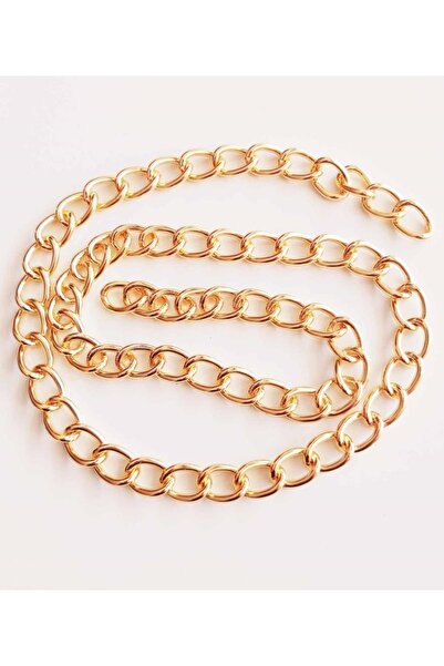 angel çanta aksesuar سلسلة حقيبة باللون الذهبي الفاتح مقاس 16 × 22 مم (1 متر)