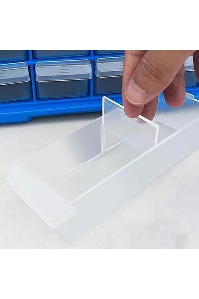 orhanucuzluk Monoblock Organizer Σετ 12 Συρτάρια Hobby Box Οριζόντια