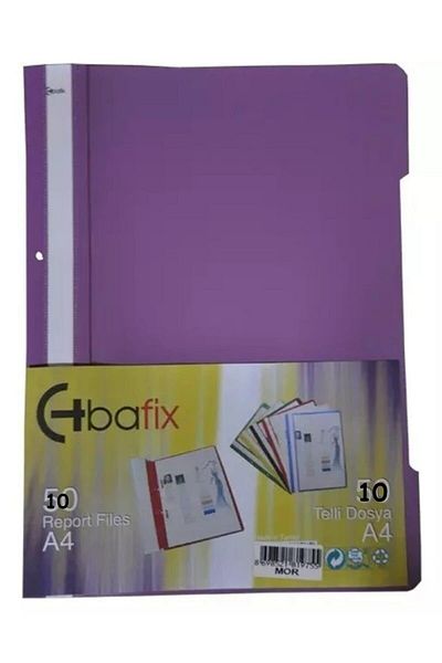 Bafix ملف سلكي أرجواني 10 عبوات