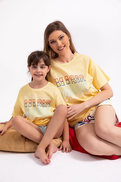 Rolypoly Magic Dream Light Yellow Girls Shorts Set