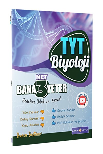 Tonguç Yayınları Tyt Biyoloji 3 Net Bana Yeter