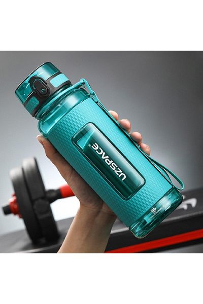 Uzspace Ff 1100ml -mega Large Size- Tritan Water Bottle Silicone Protected Anti-Slip Body