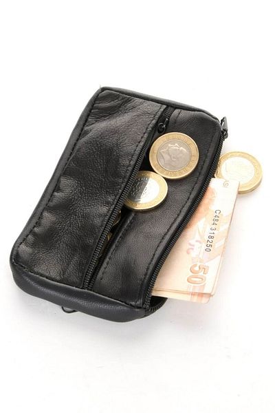 fubileather Genuine Leather Mini Coin