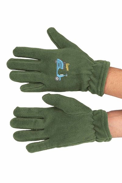 herotasarım Vespa Printed Winter Long Fleece Gloves Bll429