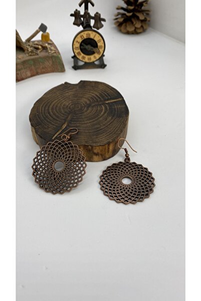 Porsuk Alternatif Etnik Otantik Hippi Bohem Döküm Küpe