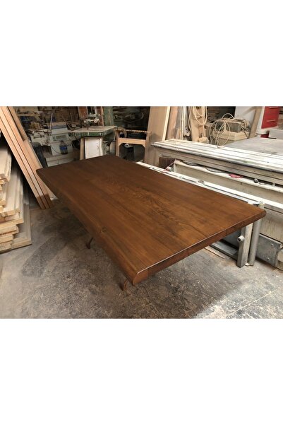 Bintaş Mobilya Gürgen Ağacı Kütük Masa Üstü 200x90.cm