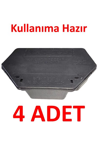 Register 4 Adet Kullanıma Hazır Zehiri Içinde Fare Istasyonu Fare Kutusu Fare...