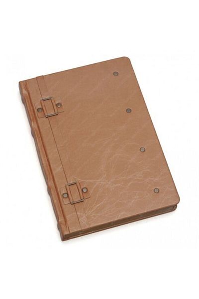 Gıpta Fırenze Rope Stitching Leather Covered Notebook (17*24)-160 Sheets ( Unlined) (stand)