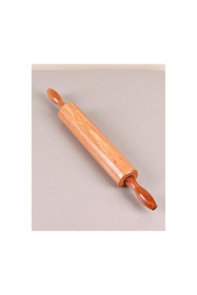 Genel Markalar Ahşap Merdane Döner Göbekli Hamur Açma Aparatı