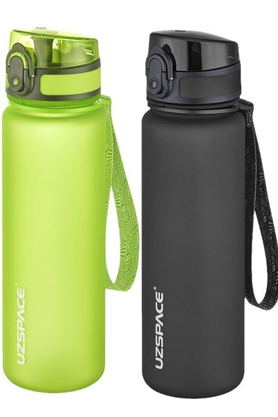 Uzspace Set of 2 500ml Tritan Water Bottle