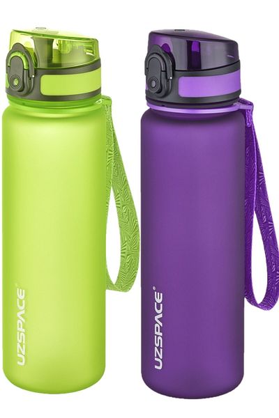 Uzspace Set of 2 500ml Tritan Water Bottle