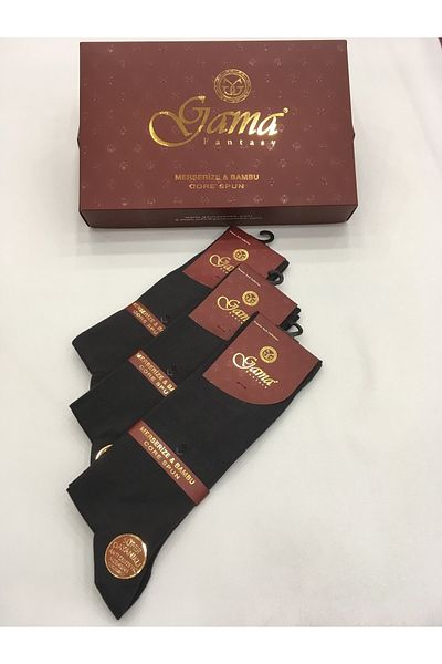 Gama Çorap 3 τεμάχια Mercerized + Bamboo Blended 100% Natural Nylon Λεπτές καλοκαιρινές ανδρικές κάλτσες