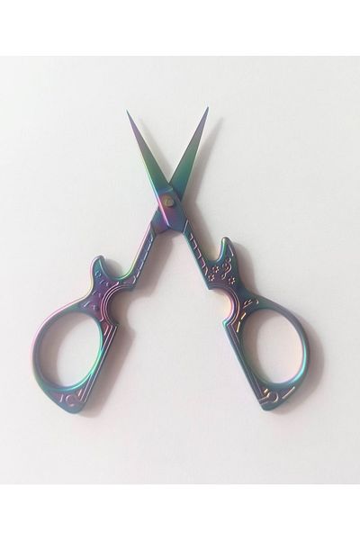 MENTAŞ Guitar Model Engagement Scissors - Multicolor Embroidery Sewing Promise