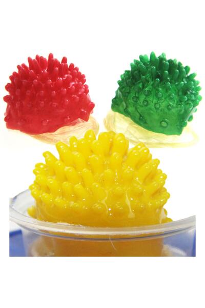 TALAY Ultra Ince Nervürlü Ve Noktalı Doğal Lateks Kauçuk Prezervatif 1 Adet