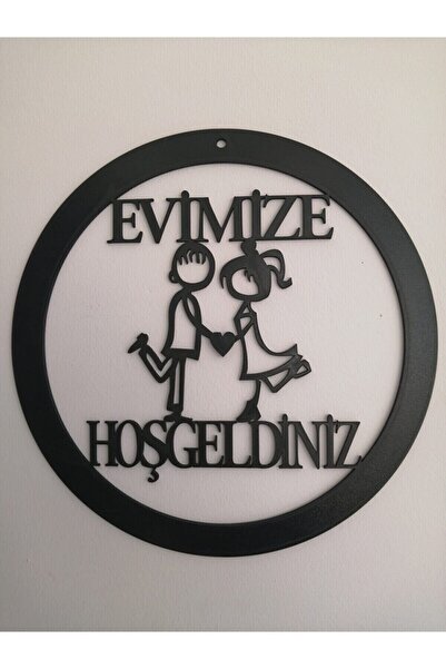 10kdekor 10k Dekor Evimize Hoşgeldiniz Kapı Süsü Tbl0714