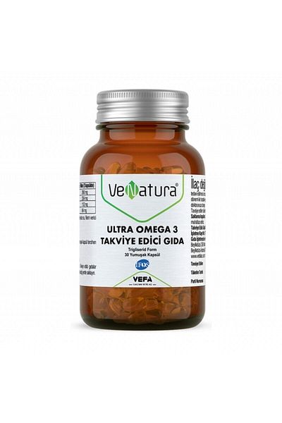 VeNatura Ultra Omega-3 - 30 Capsule Size
