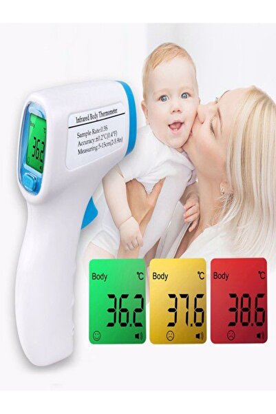 mrtbilisim Temassız Ateş Ölçer Kızılötesi Ateş Ölçer Alından Ateş Ölçer Non C...