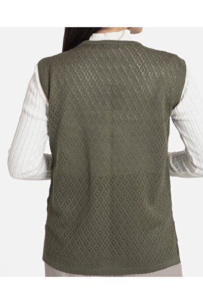 ece bayan giyim Mercerized Khaki Mother Vest
