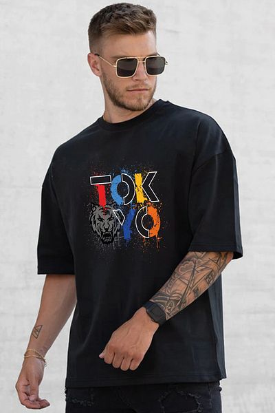 SUNFREE Μπλουζάκι Unisex με στάμπα του Τόκιο