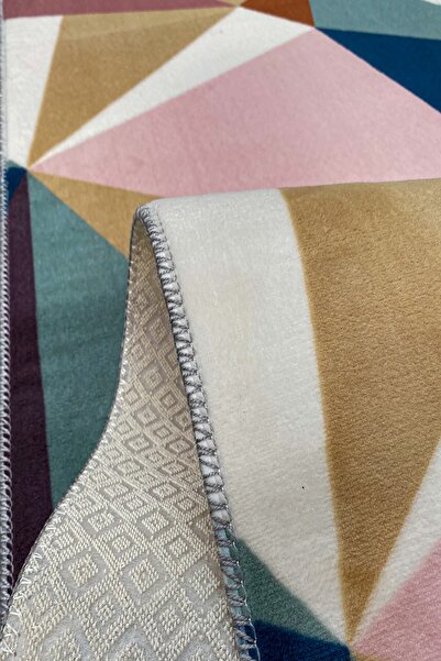 Payidar Halı Yıkanabilir Kaymaz Taban Desen 050 Pudra Kesme Yolluk Halı