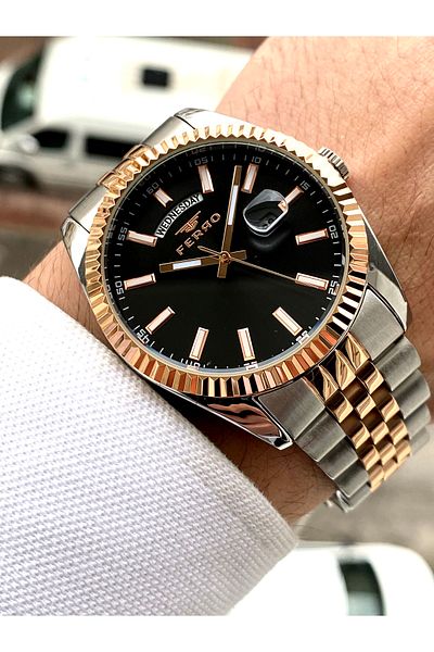 FERRO Original Steel Men's Watch + Bracelet