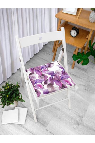 Realhomes Digitalno štampani moderni jastuk za stolicu sa temom akvarelnih li...