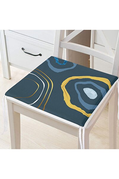 Realhomes Кольоровий фон з малюнком Onedraw Цифровий друк Сучасна подушка для...