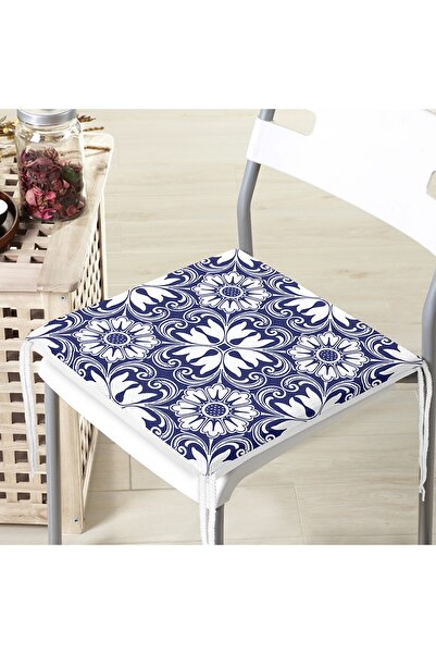 Realhomes Сучасна подушка для стільця з цифровим принтом у вигляді візерунку ...