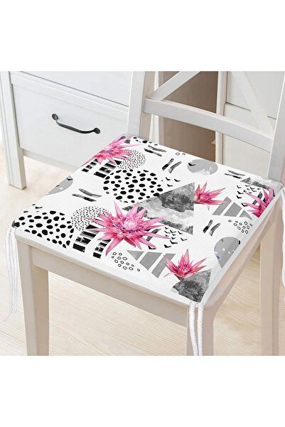 Realhomes Стілець з мотивом квітки нілуферу на тему бджолиного стільника з бл...