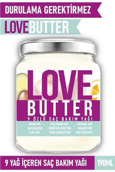 LOVE BUTTER Hair Care Oil Hair Nourishing and Strengthening Hair Mask 190ml