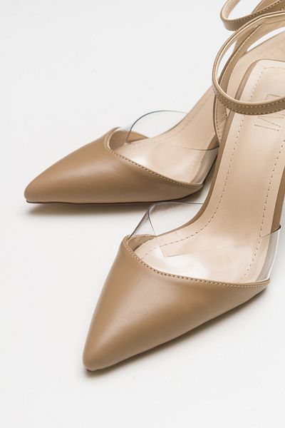 Luvi Elish Dark Beige Women's Heeled Shoes