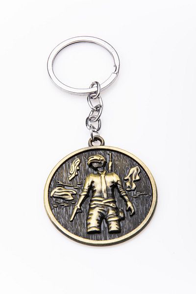 MUKKO HOME Pubg Bronze Metal Keychain