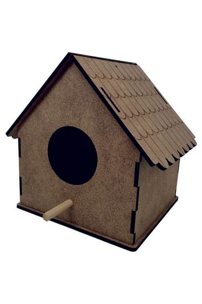 MUTLU ÇOCUK OYUN DÜNYASI Wooden Bird House - Bird Nest -