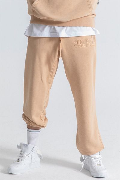 Ghetto off limits Unisex Brown Washed Jogger Sweatpants