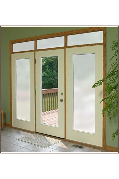KRCDİJİTAL Duşakabin Ve Balkon Camı Kaplama Folyosu 122cm X 4m Kendinden Yapışkanlı